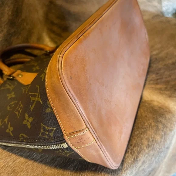 Louis Vuitton LV Hand Bag Alma Brown Monogram - Picture 7 of 8